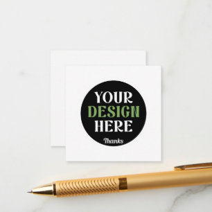 benutzerdefinierter, einzigartiger, eleganter & mi begleitkarte