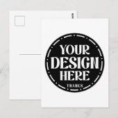 benutzerdefinierter, einzigartiger, eleganter und  postkarte (Vorne/Hinten)