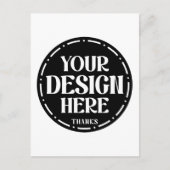 benutzerdefinierter, einzigartiger, eleganter und  postkarte (Vorderseite)