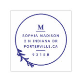 Benutzerdefinierter eleganter, klassischer Adresst Permastempel (Design)