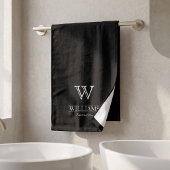 Benutzerdefinierter eleganter Name der Monogram-Fa Handtuch
