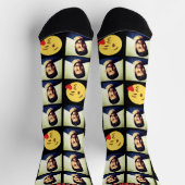 Benutzerdefinierter Emoji-Liebe-Foto Socken (Oben)