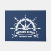 Benutzerdefinierter Empfang an Bord eines Schiffes Fußmatte (Vorderseite)