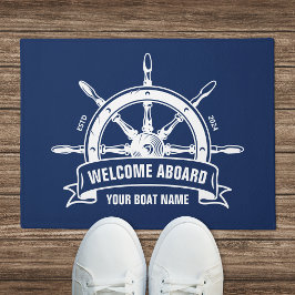 Benutzerdefinierter Empfang an Bord eines Schiffes Fußmatte