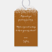 Benutzerdefinierter Erntedank Geschenkanhänger (Rückseite)