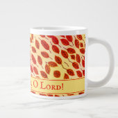 Benutzerdefinierter ERNTEDANK Herbstausgänge Jumbo-Tasse (Rechts)