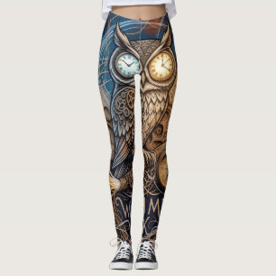 Benutzerdefinierter Eule-Entwurf Leggings