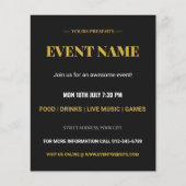 Benutzerdefinierter Eventname Party- & Konzertdesi Flyer (Vorne)