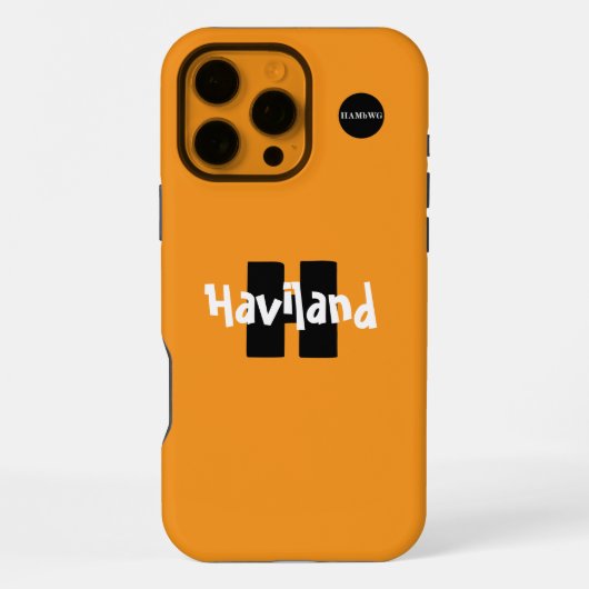 Benutzerdefinierter Fall für Handys HAMbWG iPhone Hülle (Rückseite)