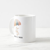 Benutzerdefinierter Fallschirm-Hasen-Becher mit Na Kaffeetasse (Vorderseite Links)