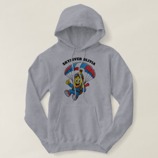 Benutzerdefinierter Fallschirmspringer-Name Lustig Hoodie