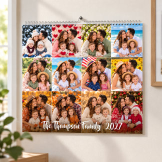 Benutzerdefinierter Familien-Erinnerungskalender Kalender