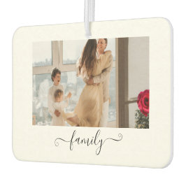 Benutzerdefinierter Familienfoto-Aufhänger Autolufterfrischer