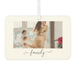 Benutzerdefinierter Familienfoto-Aufhänger Autolufterfrischer