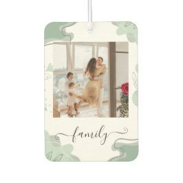 Benutzerdefinierter Familienfoto-Aufkleber Autolufterfrischer