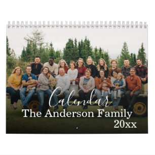 Benutzerdefinierter Familienfoto-Kalender Kalender