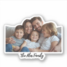 Benutzerdefinierter Familienfoto-Lustiger Gesicht-