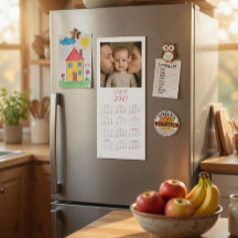 Benutzerdefinierter Familienfoto-Magnetkalender 20