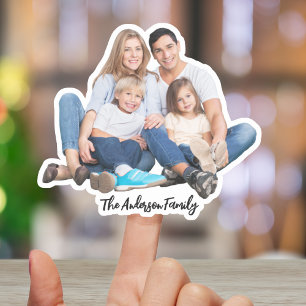 Benutzerdefinierter Familienfoto-Vinyl-Aufkleber – Aufkleber