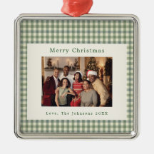 Benutzerdefinierter Familienfoto-Weihnachtsschmuck