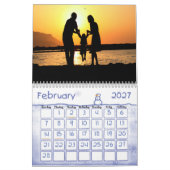 Benutzerdefinierter Familienkalender Kalender (Feb 2027)
