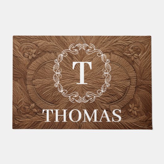 Benutzerdefinierter Familienname Benutzerdefiniert Fußmatte (Vorderseite)