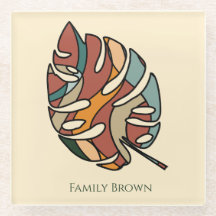 Benutzerdefinierter Familienname Blatt Serene Sava