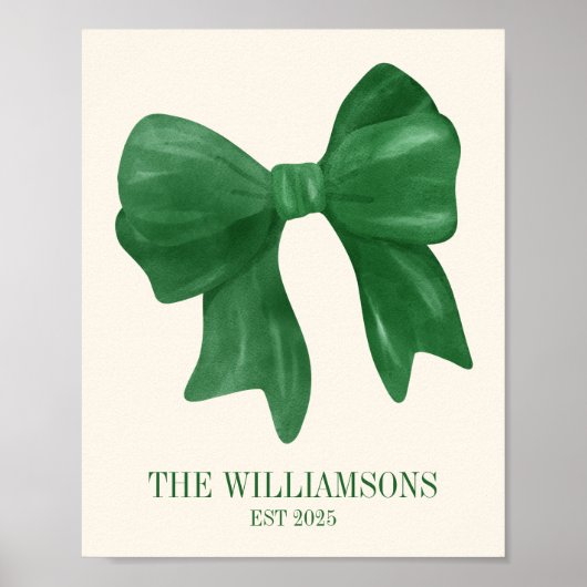 Benutzerdefinierter Familienname Est Datum Coquett Poster (Vorne)