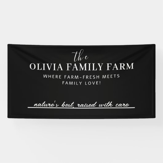 Benutzerdefinierter Familienname mit Markierung-Li Banner (Horizontal)