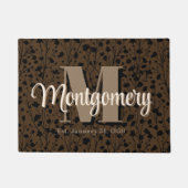 Benutzerdefinierter Familienname Neu signieren Ges Fußmatte (Vorderseite)