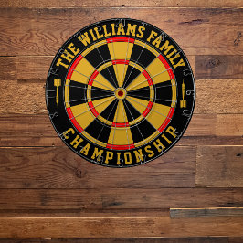 Benutzerdefinierter Familienname Personalisiert Bl Dartscheibe