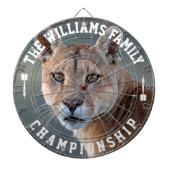 Benutzerdefinierter Familienname Personalisiertes  Dartscheibe (vorne)