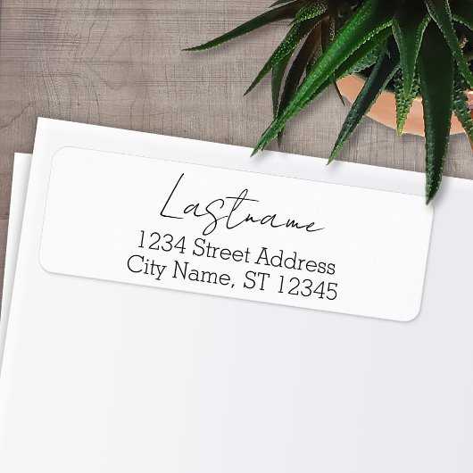 Benutzerdefinierter Familienname - Schöne Schrifta