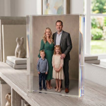 Benutzerdefinierter Familienporträt-Foto-Block