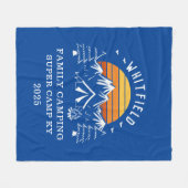 Benutzerdefinierter Familienurlaub - Camping belie Fleecedecke (Vorderseite (Horizontal))