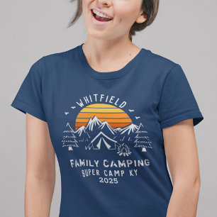 Benutzerdefinierter Familienurlaub Matching Campin Tri-Blend Shirt