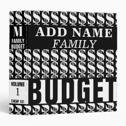 Benutzerdefinierter Family Budget 3 Ringbügel 3,8 Cm Ordner