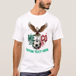 Benutzerdefinierter Fan des mexikanischen National T-Shirt
