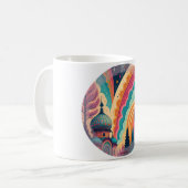 Benutzerdefinierter Fantasy-Kreis-Kunstbecher Kaffeetasse (Vorderseite Links)