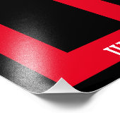 Benutzerdefinierter Farbangestellter des Monats-Fo Fotodruck (Ecke)