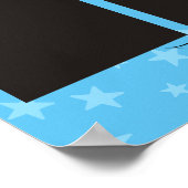 Benutzerdefinierter Farbangestellter des Monats-Fo Poster (Ecke)