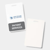 Benutzerdefinierter Farbempfang Patientenbegleitdi Ausweis (Front & Back)