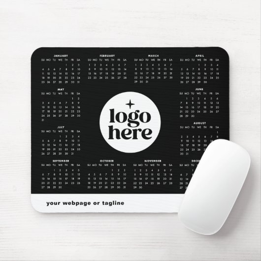 Benutzerdefinierter Farbkalender 2026 für Unterneh Mousepad (Mit Mouse)