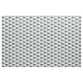 Benutzerdefinierter Farbmagpie-Vogel im Flug Stoff (Fat Quarter (45,7 x 55,9 cm))