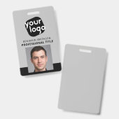 Benutzerdefinierter Farbname Logo hier Logo hinzuf Ausweis (Vorder- & Rückseite)