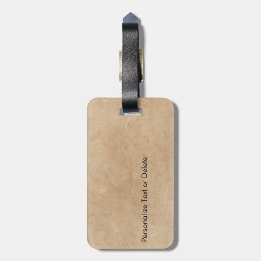 Benutzerdefinierter Farbname Logo hier Logo hinzuf Gepäckanhänger (Rückseite vertikal)