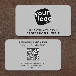 Benutzerdefinierter Farbname Logo hier Logo hinzuf Visitenkarte