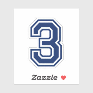 Benutzerdefinierter Farbnummer 3 Schriftart für sp Aufkleber