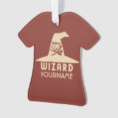 Benutzerdefinierter Farbschmuck des Science Wizard Ornament (Vorderseite)