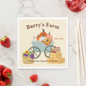 Benutzerdefinierter Farmspaß Serviette (Beispiel)